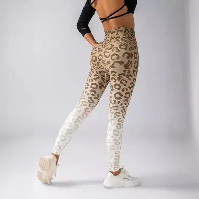 Digital Print Base Yoga Pants, Spring/Autumn New Style, Casual - 3