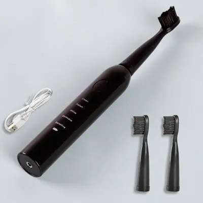 Rechargeable Ultrasonic Waterproof Electric Toothbrush with Soft Bristles, Portable for Ad - 8
