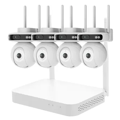 3MP/5MP WiFi gözetim kiti, 4/8 kanal, ekranlı NVR - 5