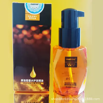 Хит продаж Douyin meiroo Масло для волос с марокканским парфюмом, улучшает сухость и пушистость, стойкий аромат, прямая поставка с фабрики, дропшиппинг - 2