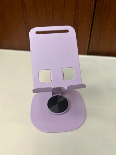 Vollmetall 360° drehbarer Desktop-Smartphone-Ständer mit mechanischem Sound, universal, tragbar, für Live-Streaming und Video-Streaming - 10