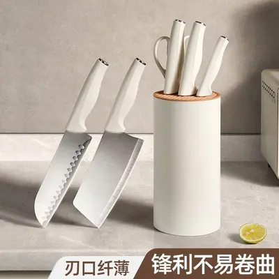 Kitchen knife set, 5-piece, stainless steel, vegetable and fruit - 1