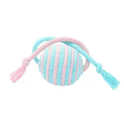 Cotton Rope Cat Chew Ball, Teeth Cleaning and Self-Play - 5