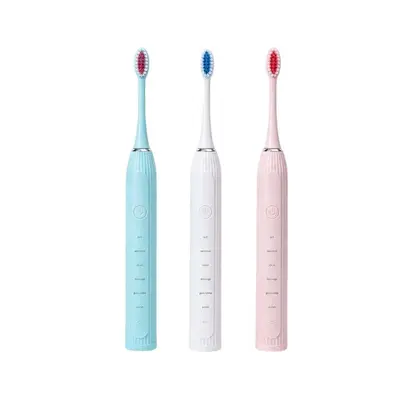 Adult Electric Toothbrush Cross-Border New Arrival Gentle Gum-Care Tooth Stain Removal Lazy Smart Timer Electric Toothbrush