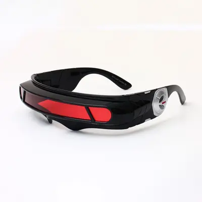 Retro Punk Space Sunglasses, UV-Protection, Laser Lenses