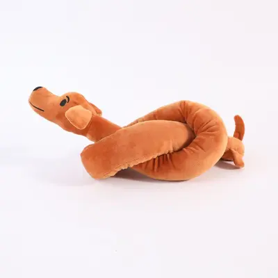 Durable Chew-Resistant Plush Dog Toy with Squeaker for Boredom Relief - 13