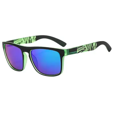 731 Glänzfolie Sport-Sonnenbrille mit elastischem Lackfinish, windfest und UV-Schutz, Radsport-Herrensonnenbrille mit Polarisationsgläsern - 13