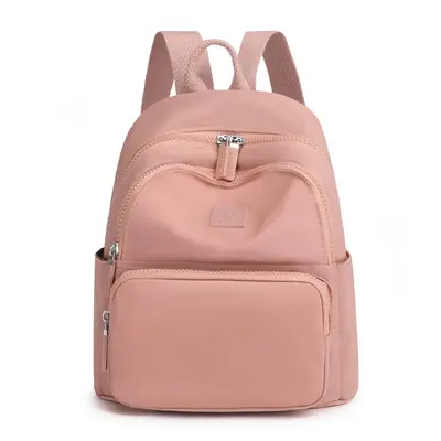 Women's Casual Solid Color Backpack, Korean Style, Large Capacity - 12