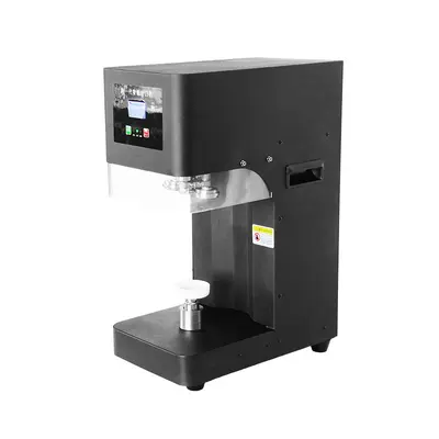 Vollautomatische Getränkedosenverschlussmaschine für gewerbliche Milchtee- und Getränkeanwendungen mit intelligenter Verschlussmaschine für Kunststoff-, Aluminium- und Weißblechdeckel