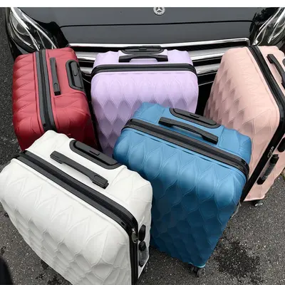 Fabrika ABS Dönebilen Tekerlek Çekili Bavul Seti 12/20/24/28 İnç 4'lü Paket Dış Ticaret Özel İmal Uçak Bagajı - 2