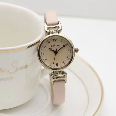 Retro-Prüfungsuhr für Frauen, Student*innen, elegant aussehend, zugänglicher Luxus, britischer Stil, kleines Zifferblatt, Damen-Quarzuhr - 9