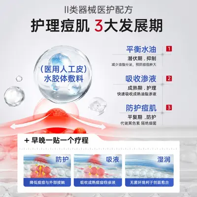 Hydrocolloid Acne Patch, Pimple and Blackhead Care, Fluid and Pus Absorbing - 4