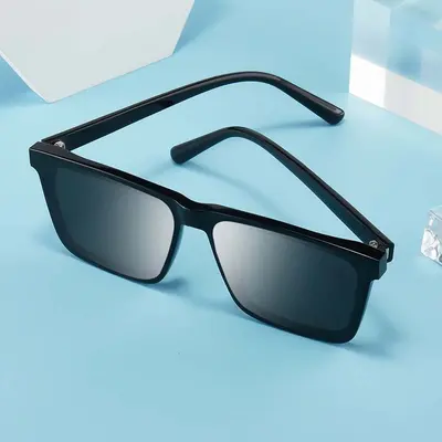 UV Protection Square Frame Fashion Sunglasses for Men - 5