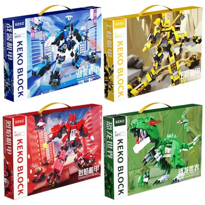 Small Particle Educational Building Blocks, Assorted Gift Box Set - 3