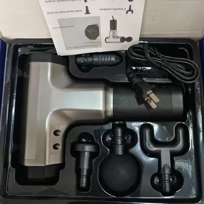 插电款筋膜枪强动力按摩仪颈膜肌肉放松器家用健身全身震动器 - 10