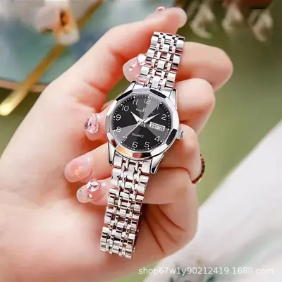 Swiss women's watch, waterproof, quartz, luminous - 7