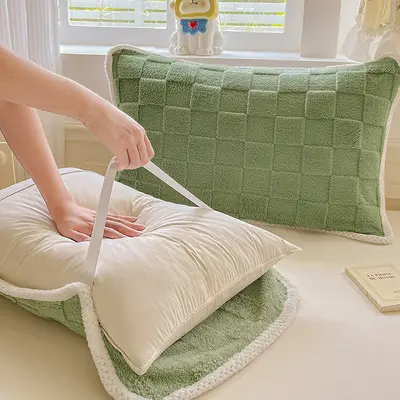 Pillow Towel Pair with Adjustable Straps, Oil-Resistant