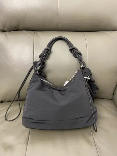 LU Convertible 1.5L 6.5L 16L Large Capacity Hobo Bag Pleated Cloud Crossbody Underarm Bag - 10