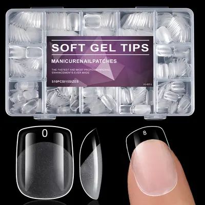 Short Ballet Almond Press-On Nails, Semi-Matte, No Filing Required - 11