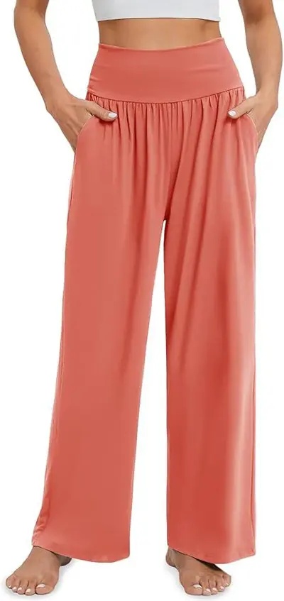 Damen Freizeit-Schlaghose Yoga Jogginghose, schmale Passform - 10