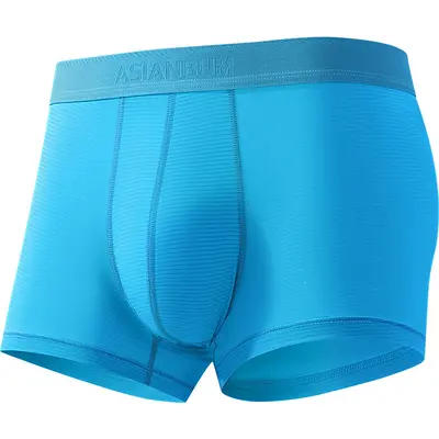 Asianbum Herren-Boxershorts aus Eisseide, U-Beutel