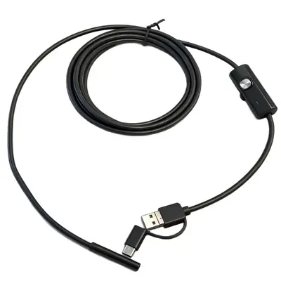 3-in-1 phone endoscope, waterproof, photo and video recording