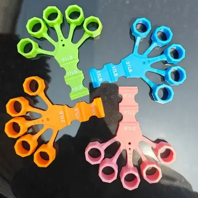 Silikon-Handtrainer-Expander, Fingerkraft-Fitnessgerät - 12