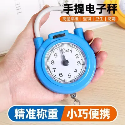 Multi-function spring scale portable handheld with hook