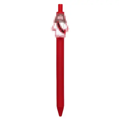 Cartoon PVC Click Ballpoint Pen, Candy Colours - 11