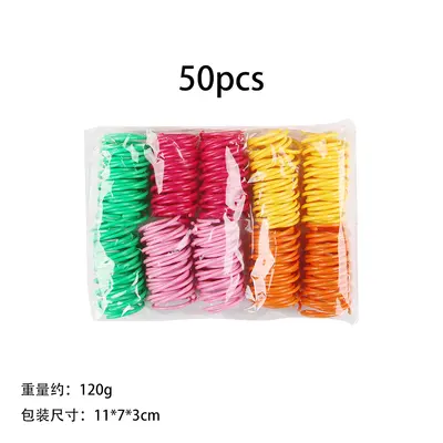 Cat Toy Springs, 50 Pack, Colorful Plastic - 7