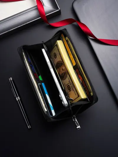 Men's Long Wallet with Multiple Card Slots, Clutch Style, 2026 - 3