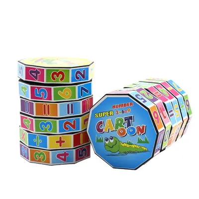 Digital Cylindrical Rubik's Cube, Arithmetic Educational Toy