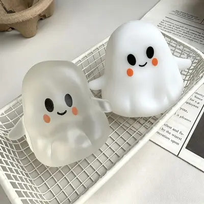 Halloween Ghost and Devil Squishy Toy, Coconut Oil Vaseline Stress Ball