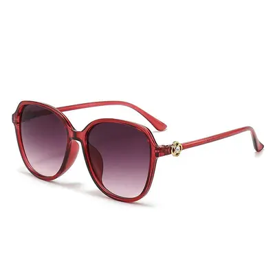 Women's Sunglasses, UV Protection, Large Frame, Retro Style - 10