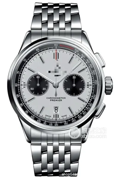 Mechanical wristwatch, aviation chronograph, stainless steel - 12