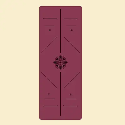 Doğal kauçuk yoga matı, PU deri, kuru ve ıslak kaymaz, AB standardı - 13