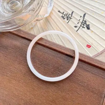 Chinesischer Glaspanzer für Frauen, cool und elegant, luxuriöses Gefühl, Klingel-Armband, feiner runder Stab, verschönert die Haut, Handaccessoire, Qixi-Festivalgeschenk. - 10