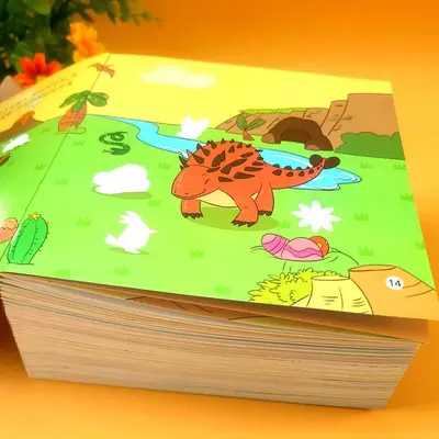 2-3-6 yaşındaki çocuk konsantrasyon çıkartma kitabı bebek karikatür çıkartma çıkartma kitabı eğitici oyuncak resimli kitap