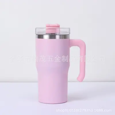 Vakuum-Isolierbecher aus 304 Edelstahl, 590 ml, Macaron - 6