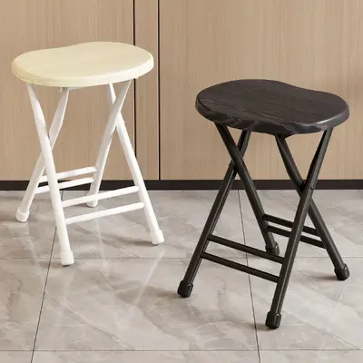 Katlanabilir Taşınabilir Tabure, Dayanıklı Şeftali Tipi Ev ve Balkon Tabureği