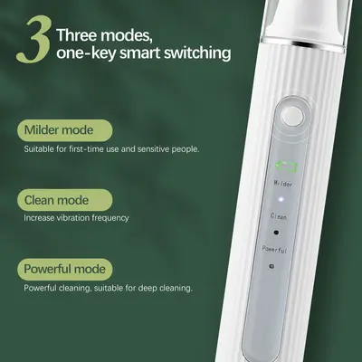 Ultrasonic electric tooth cleaner, household visual display