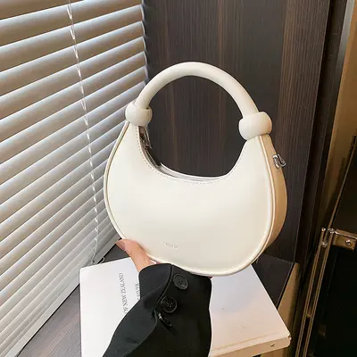 French Style Women's Dumpling Shoulder Bag