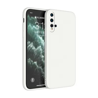 Huawei nova5 liquid silicone case with flat edge design