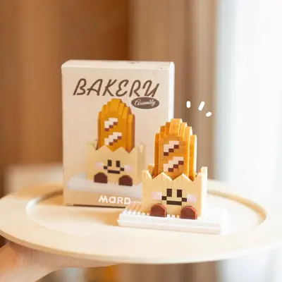 Bread Head Basque Building Blocks, Street Scene Ornament - 8