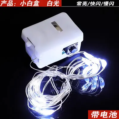LED-Weihnachtslichterkette mit Batteriefach - 9