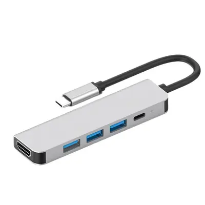 Type-C 5-in-1 docking station mobile phone tablet converter gaming console HDMI docking station USB hub