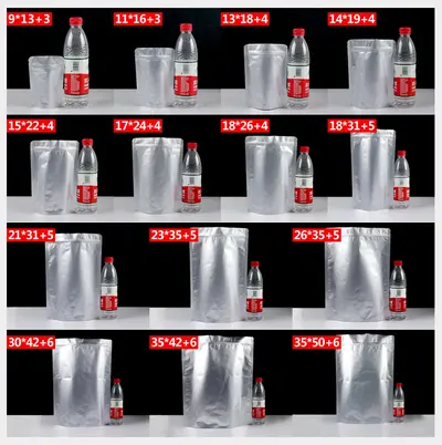 Tee-Aluminium-Folienbeutel, selbststehender Verschlussbeutel, Aluminium-Folie-Lebensmittelbeutel, Goji-Beerenverpackungsbeutel, Reißverschlussbeutel mit Siegelkante, Fleckgroßhandel