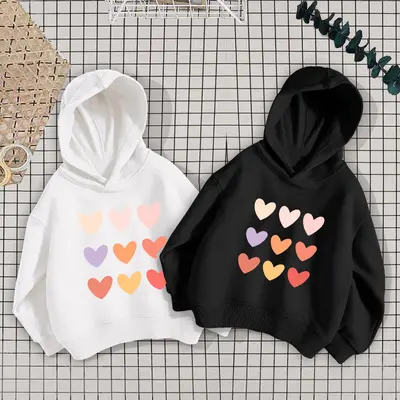 Mädchen-Kapuzenpullover, Frühling/Herbst, koreanischer Stil