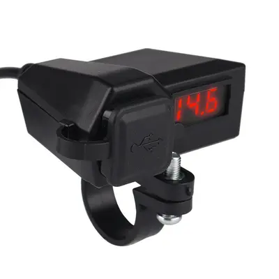 电动车摩托车手机充电器改装12v24v72v蓄电池转5vUSB接口防水快充