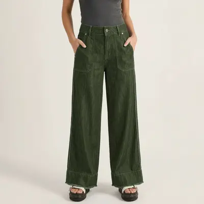 Damen-Vintage-Hose mit mehreren Taschen, mehrere Farben und Größen